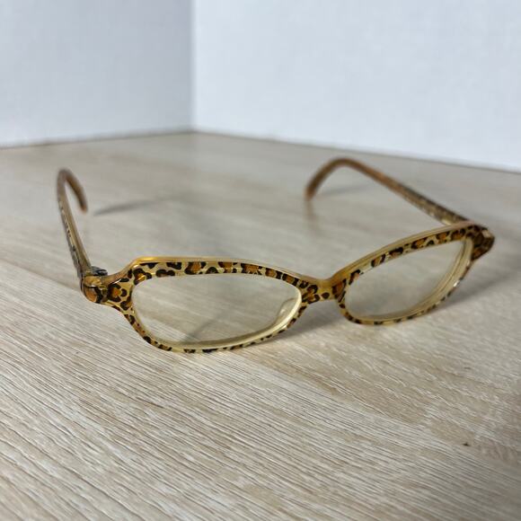 Jean Lafont Paris 380 Eyeglasses Leopard Print FRAMES ONLY Made in France main image 14